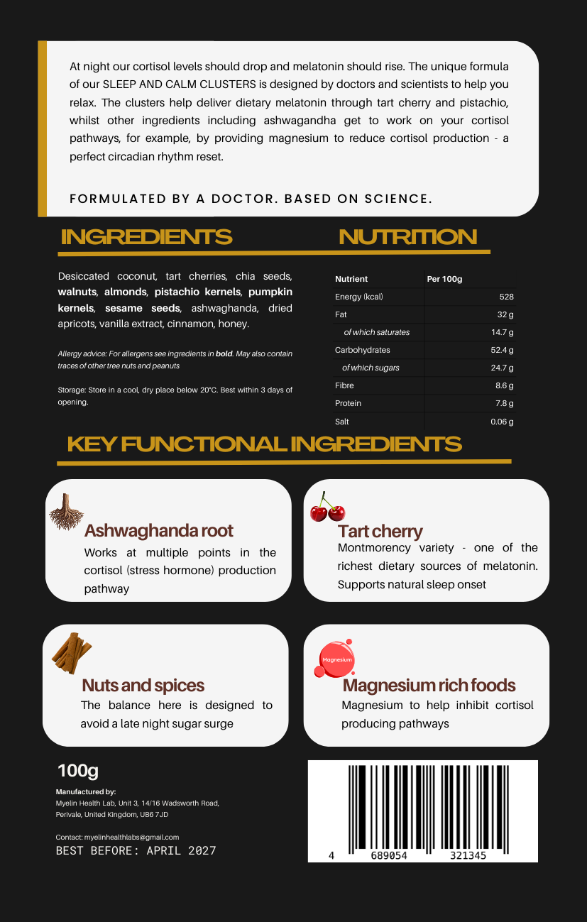 SLEEP & CALM CLUSTERS