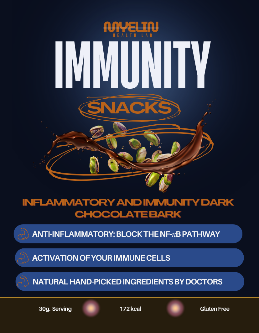 IMMUNITY & ANTI-INFLAMMATORY DARK CHOCOLATE BARK