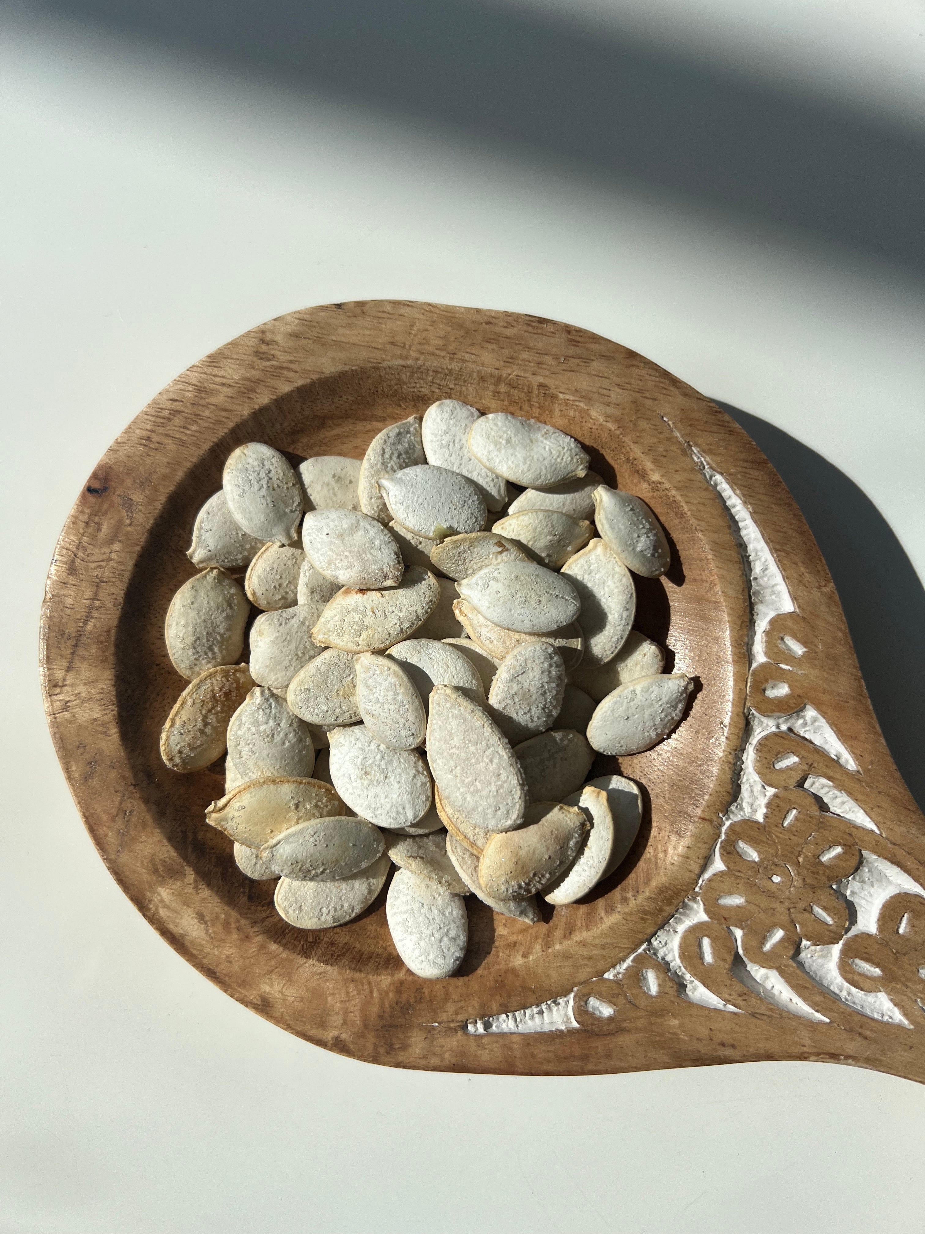 ROASTED SALTED PUMPKIN SEEDS (in shell)